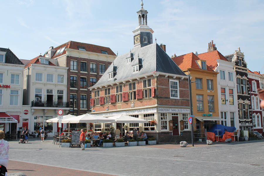 Beursgebouw aan het Beursplein in Vlissingen